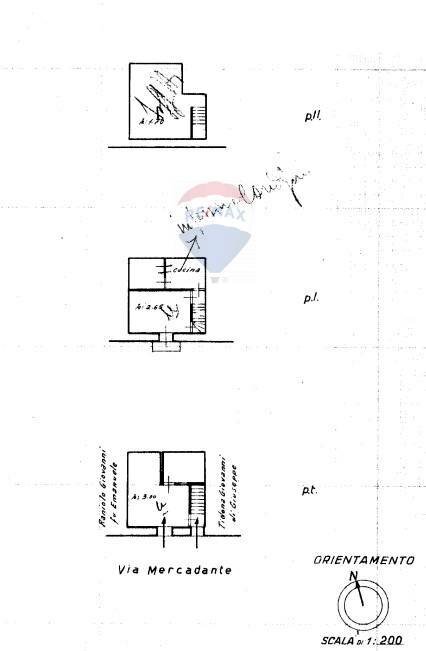 Pianta 2D - Casa indipendente Via Mercadante
 
37, Ragusa - planimetria 1