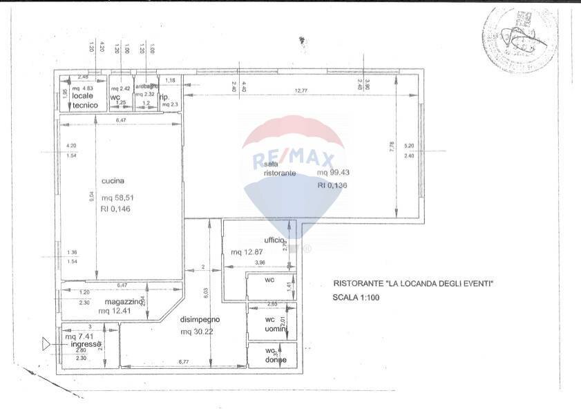 Pianta 2D - Commercial Premises Via XX Settembre
 
359, Avezzano - floor plans 1