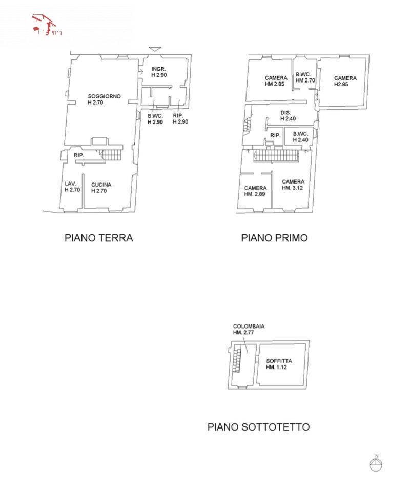 Foto 30 - Rustico Via della Martellina
 
10, Fiesole - planimetria 1