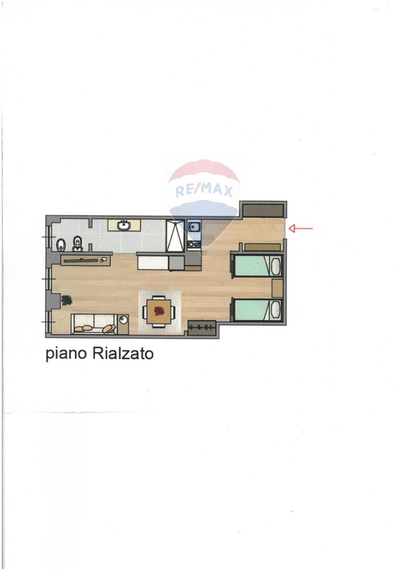 Pianta 2D - One-room apartment piazza Principessa Clotilde
 
6, Milano - floor plans 1