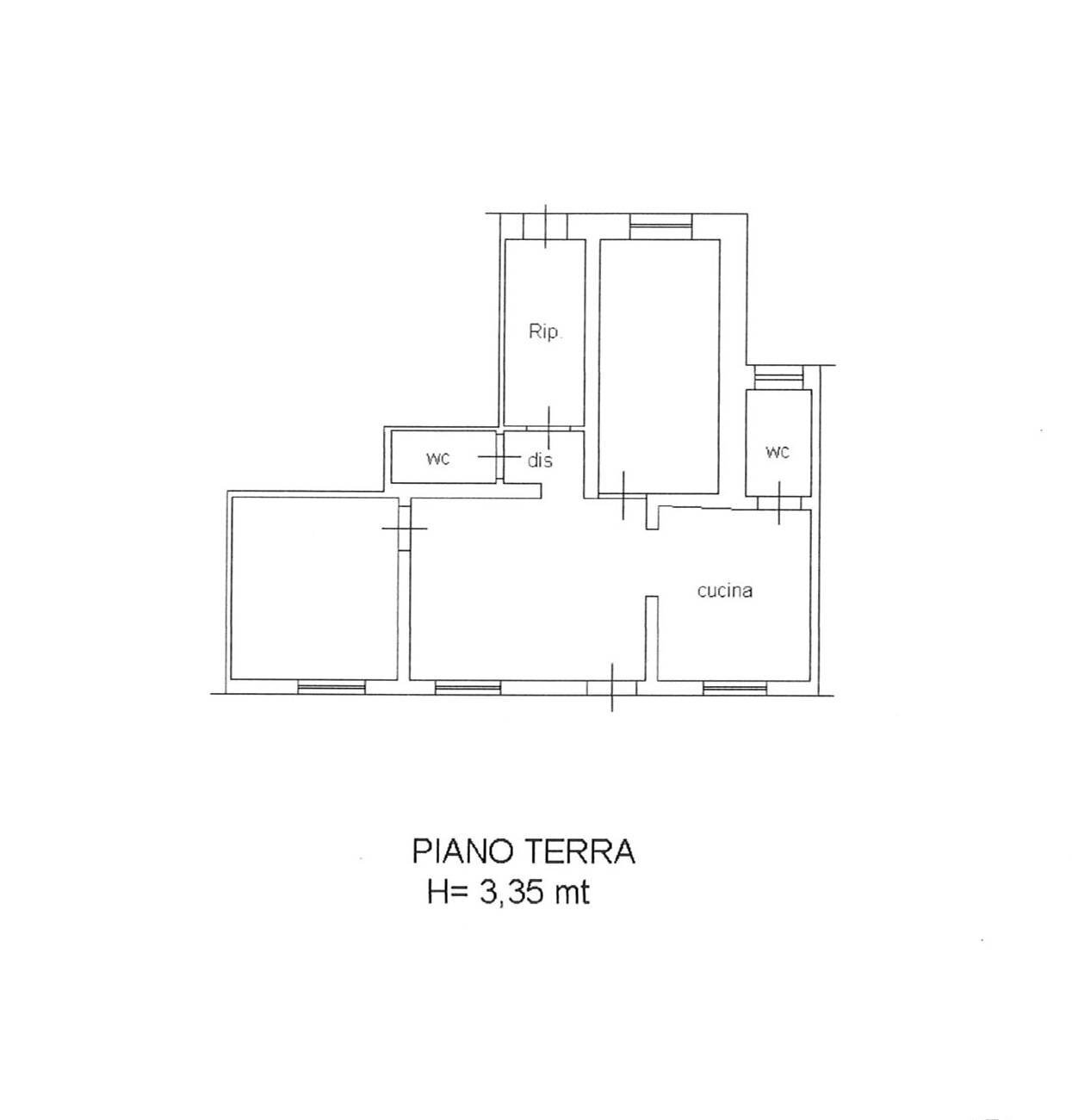 Foto 24 - Villa a Schiera STRADA PER OGNINA, Siracusa - planimetria 1