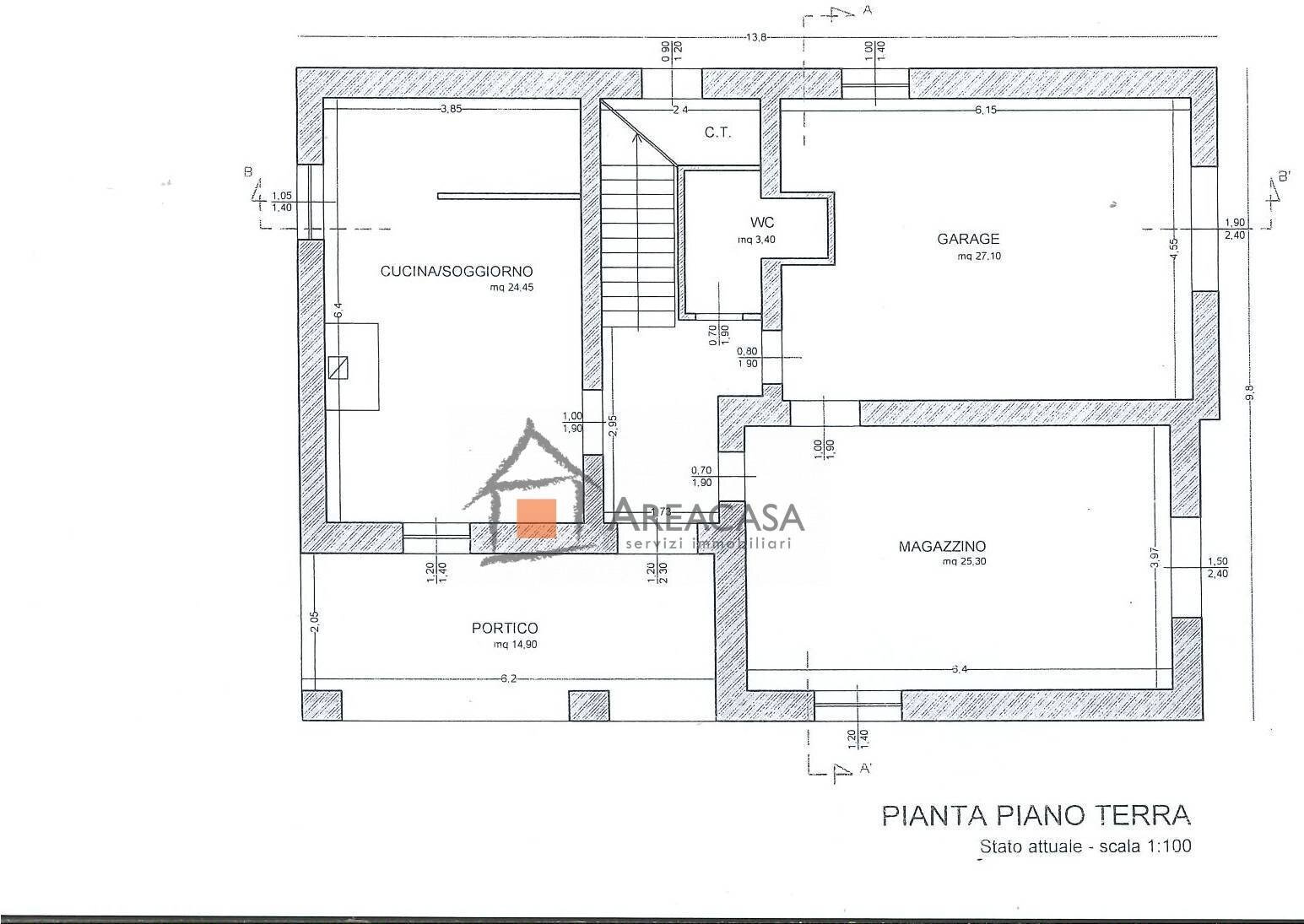 Foto 54 - Casa indipendente 16, Venarotta - planimetria 1