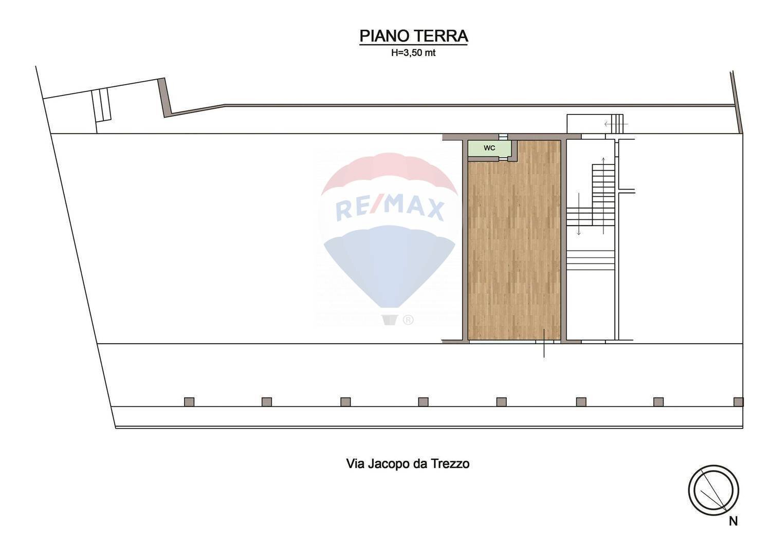 planimetria - Commercial Premises Jacopo da Trezzo
 
4, Trezzo sull'Adda - floor plans 1