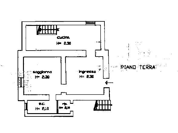 Rustico contrada Campo Mirabello, 109, Montebello di Bertona - planimetria 1