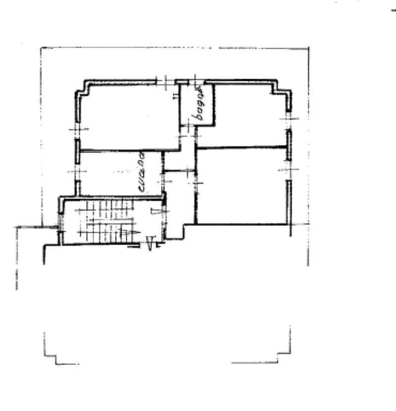 Trilocale via Scandarello, Rieti - planimetria 1
