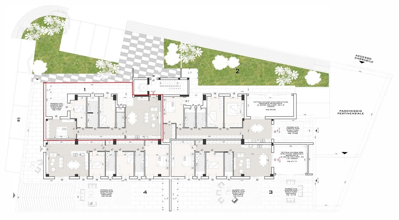 piano terra - 1.jpg - Quadrilocale Modica - planimetria 1
