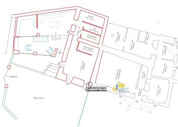 planimetria p.t - Copia.jpg - Porzione di casa Strada Casatico 38, Langhirano - foto 9