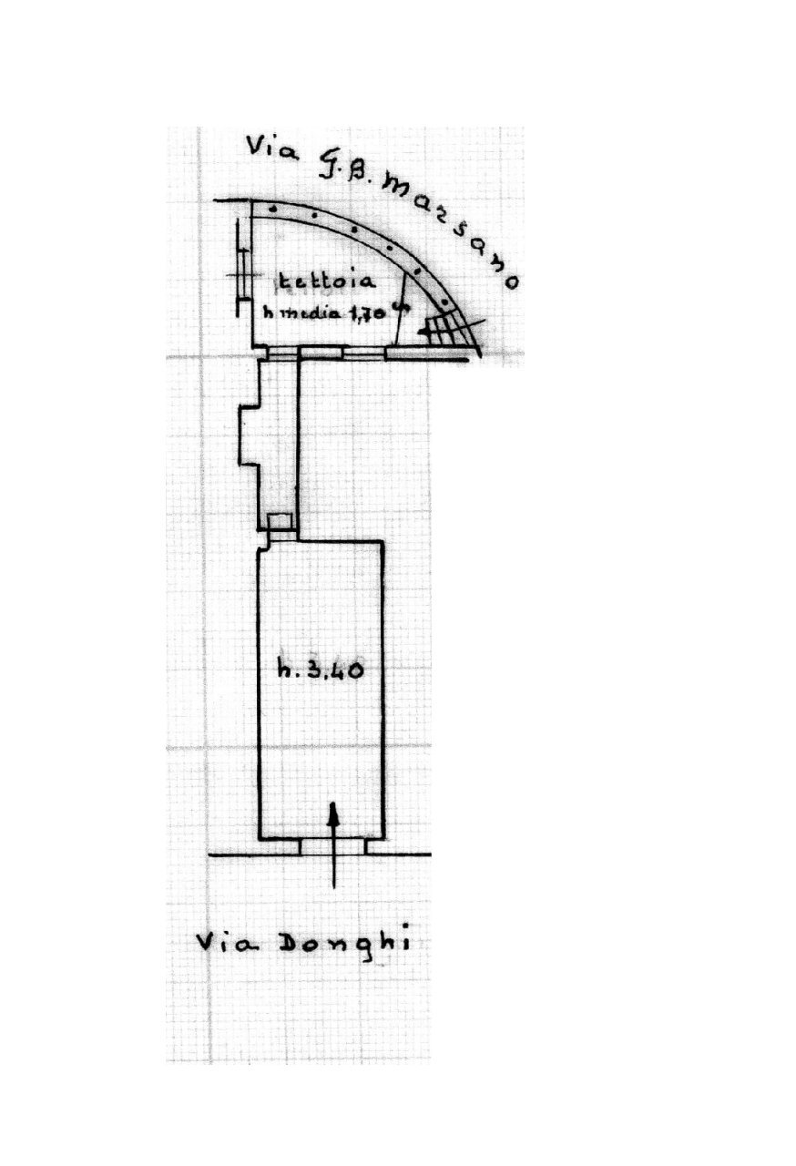 stralcio locale via donghi.png - Locale Commerciale Via Donghi 23 R, Genova (zona San Fruttuoso) - planimetria 1