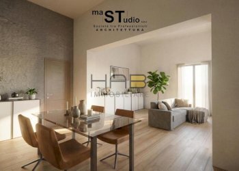 rendering linving.jpg - Quadrilocale Via Corollai, Trapani - foto 3