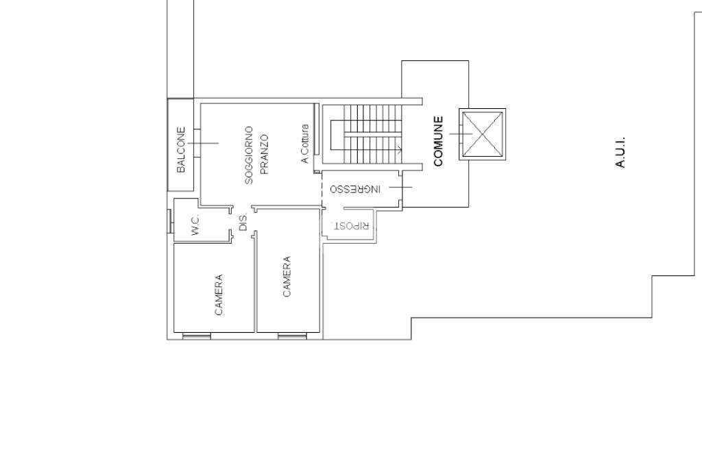 Trilocale Via Antonio Gramsci, Gatteo - planimetria 1