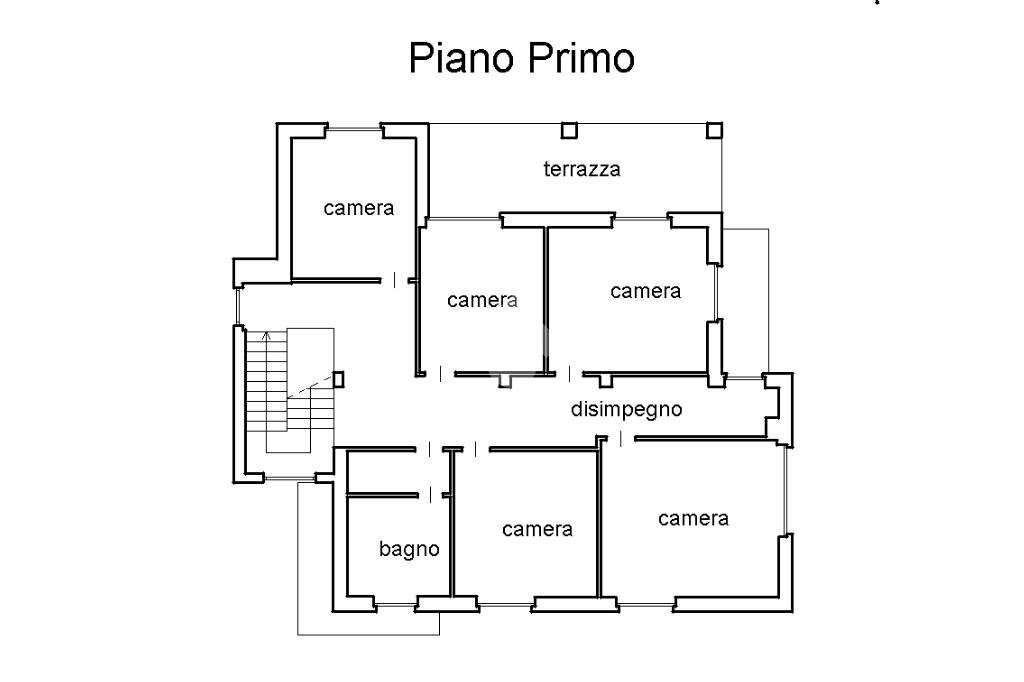Casa indipendente Strada Manta, Lagnasco - planimetria 1