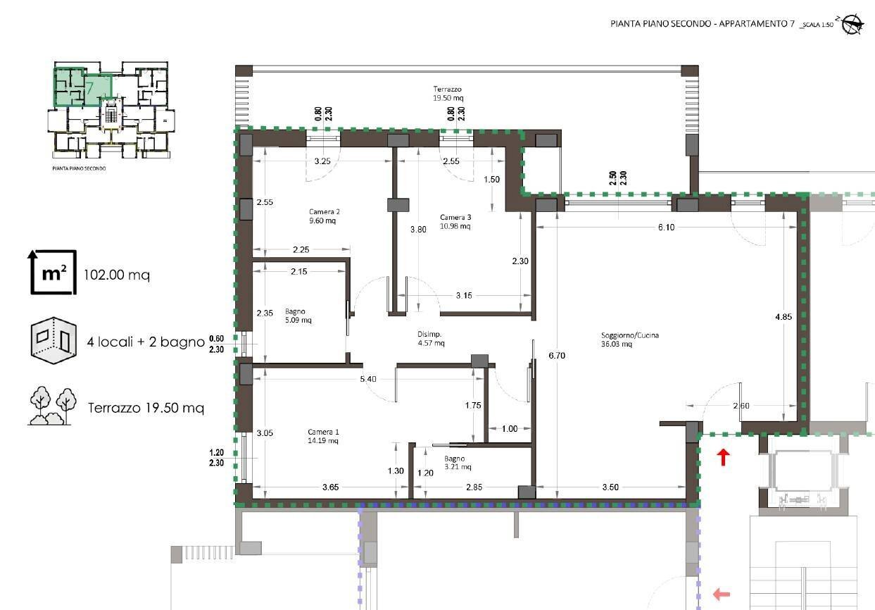 Foto 3 - Appartamento via aspromonte, Porto San Giorgio - foto 2
