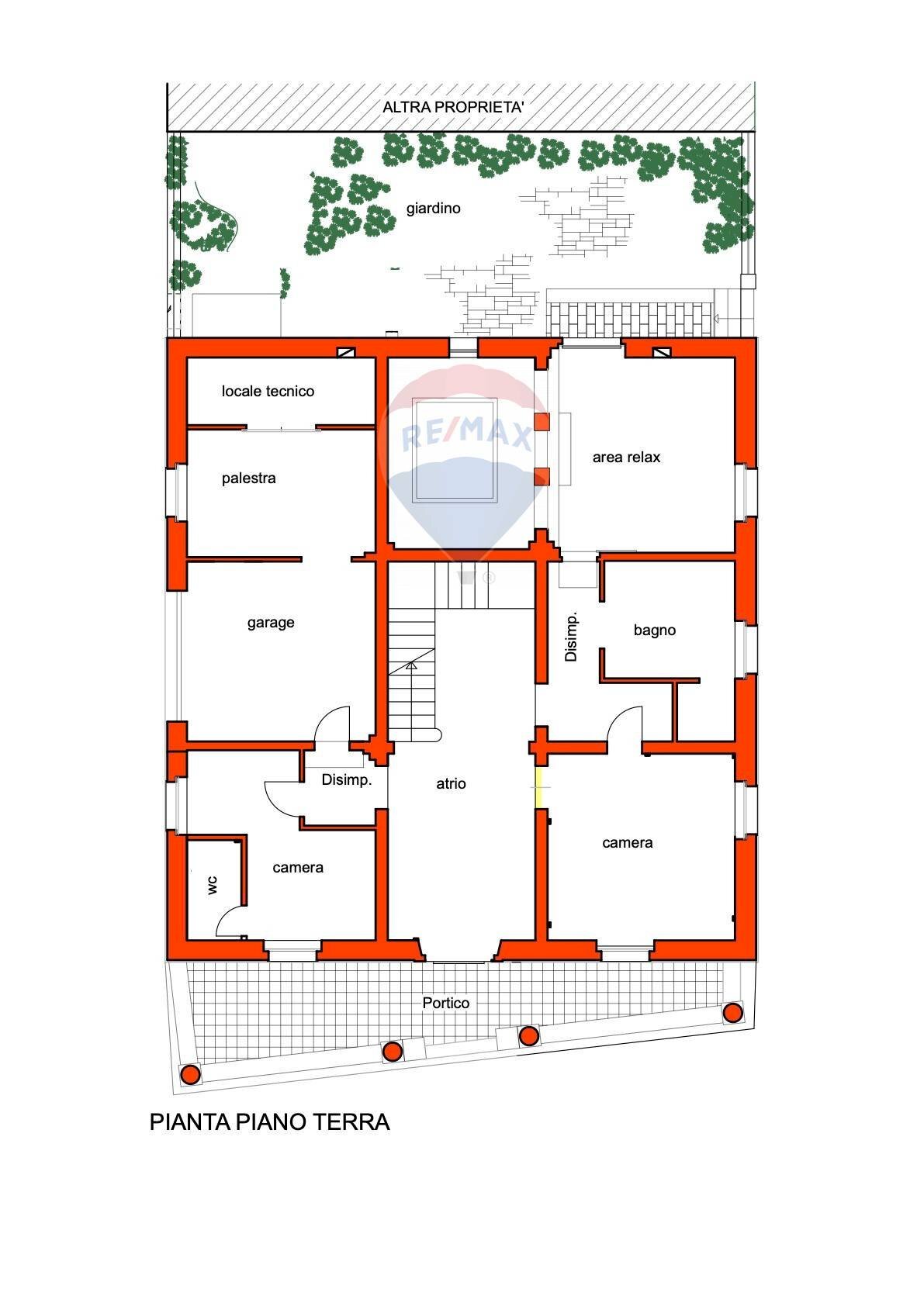 Pianta 2D - Villa Via della Croce
 
21, Casalbordino - planimetria 1