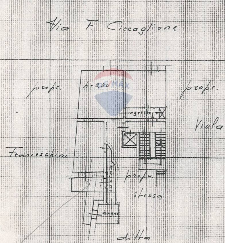 Pianta 2D - Two-room apartment VIA FEDERICO CICCAGLIONE, Catania - floor plans 1