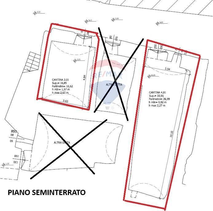 PIANO SEMINTERRATO - Rustic via XXV APRILE, Prata d'Ansidonia - floor plans 1