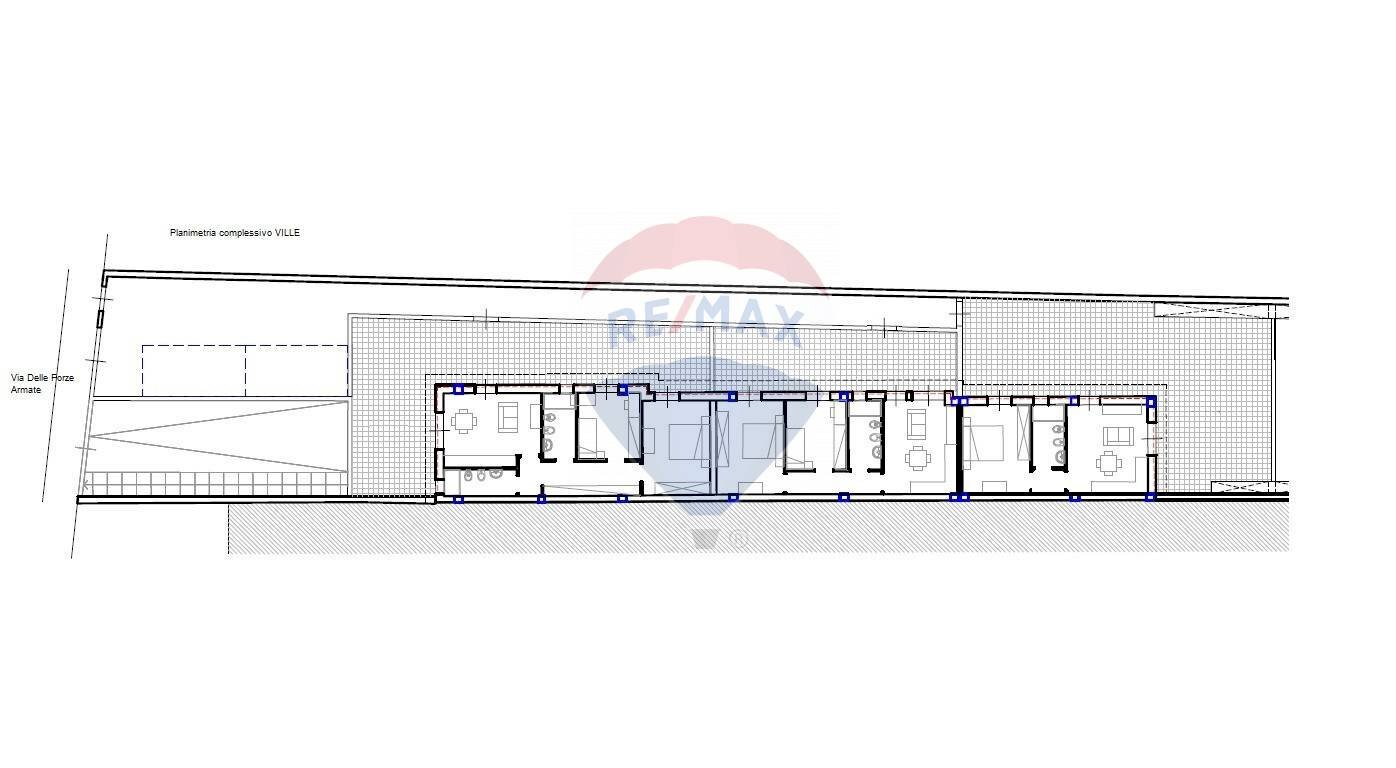 Pianta 2D - Three-room apartment Via Delle Forze Armate
 
25/C, Bari - floor plans 1