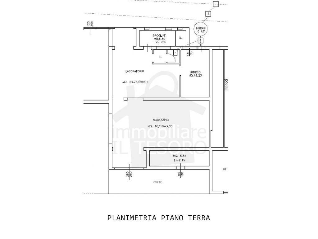 Planimetria - Warehouse via Celletta dell'Olio, 2313, Santarcangelo di Romagna - photo 3