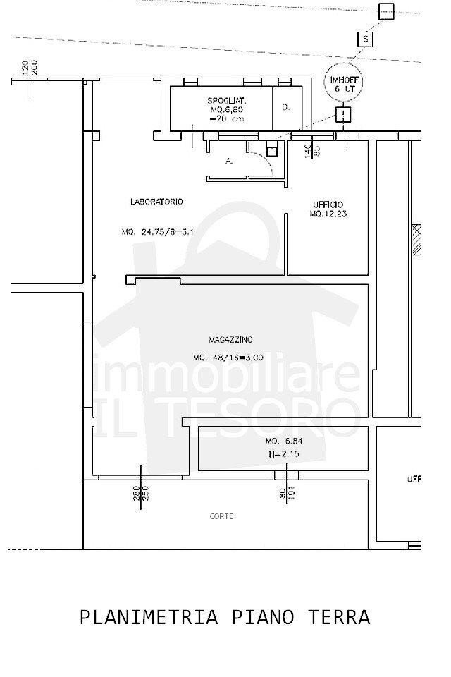 Warehouse via Celletta dell'Olio, 2313, Santarcangelo di Romagna - floor plans 1