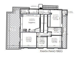Quadrilocale all'asta via Dogali, 71, Santa Margherita Ligure - planimetria 1