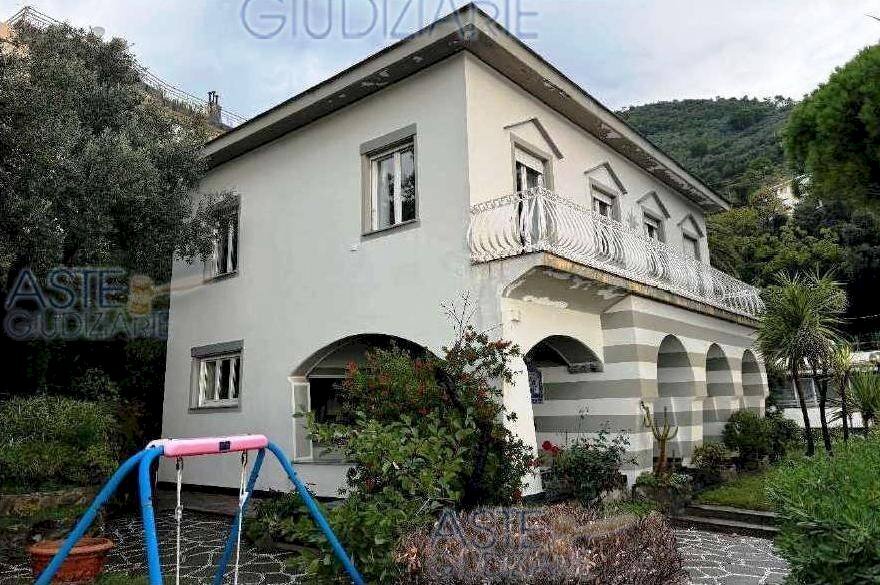 Facciata - Villa all'asta via Alfonso Mezzano, 5, Pieve Ligure - foto 1