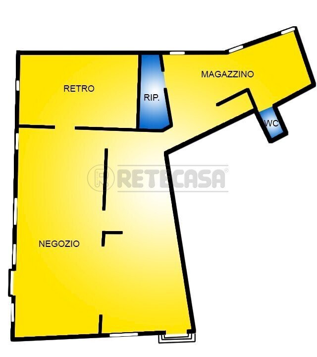 Piantina Retecasa.jpg - Locale Commerciale Via Roma 22, Orgiano - planimetria 1