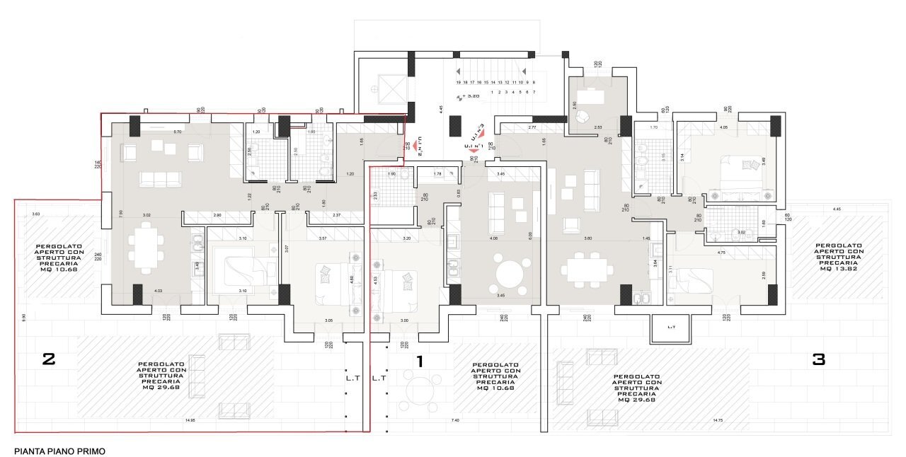 piano primo - 2.jpg - Trilocale Modica - planimetria 1