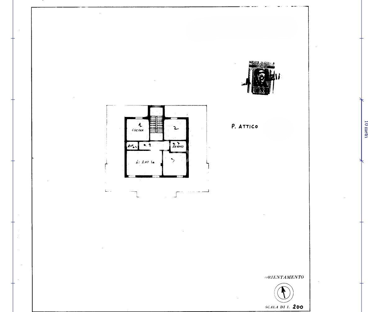 SP690 PLANIMETRIA APPARTAMENTO ATTICO - Attic La Spezia - floor plans 1