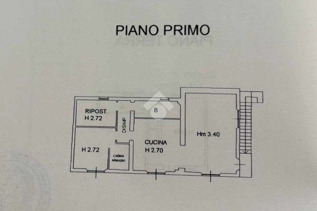 Semi-detached house Via Rosasco, Castelnovetto - floor plans 1