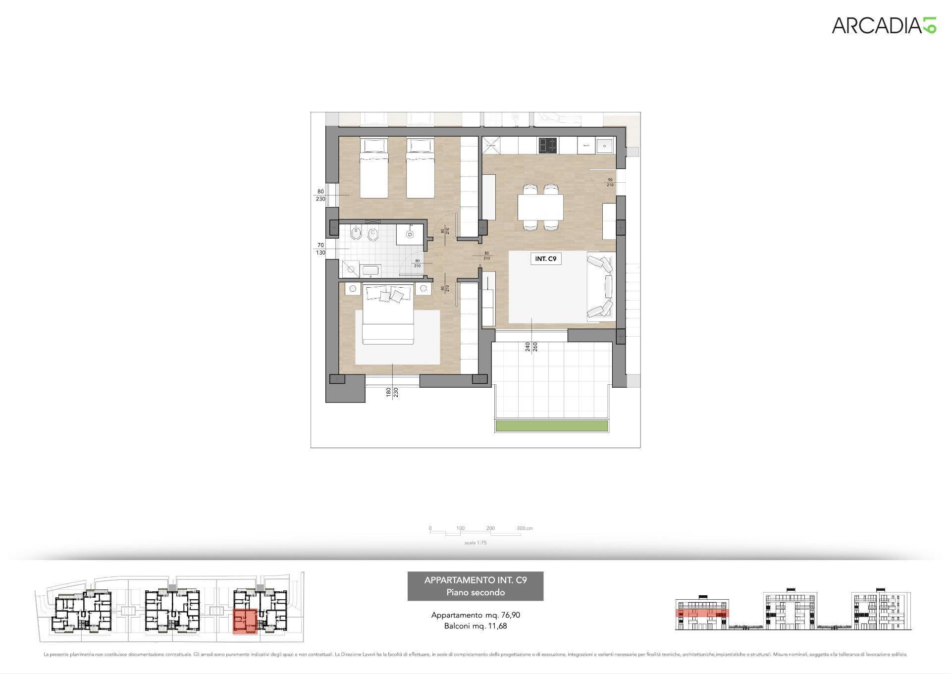 Foto 19 - Three-room apartment Via San Pio X
 
snc, San Benedetto del Tronto - floor plans 1