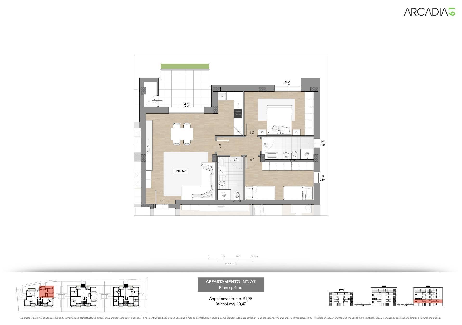 Foto 19 - Three-room apartment Via San Pio X
 
snc, San Benedetto del Tronto - floor plans 1