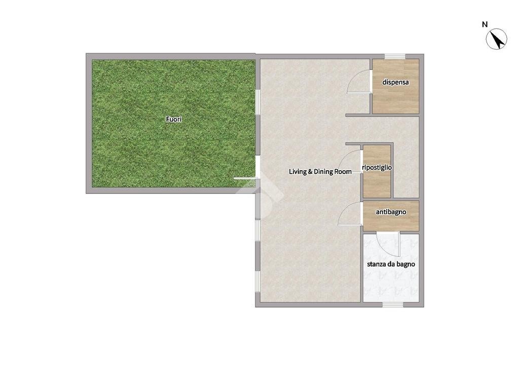 Porzione di casa Via Radici Sud, Castellarano - planimetria 1