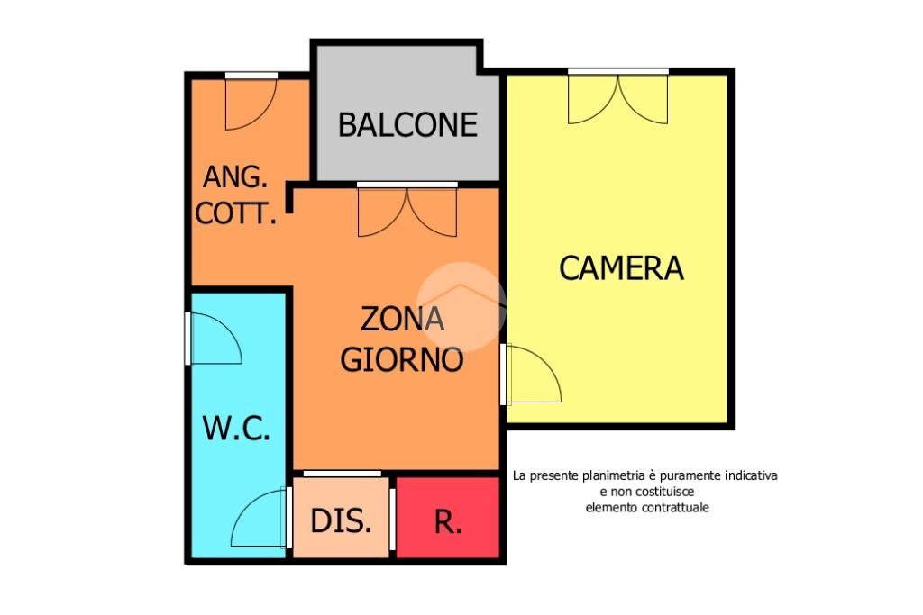 Bilocale Corso Lucio Quinzio Cincinnato, Torino (zona Lucento) - planimetria 1