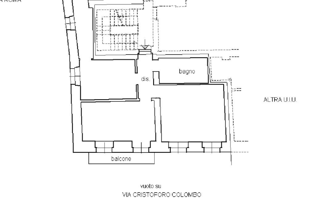 Trilocale Via Cristoforo Colombo, Narzole - planimetria 1