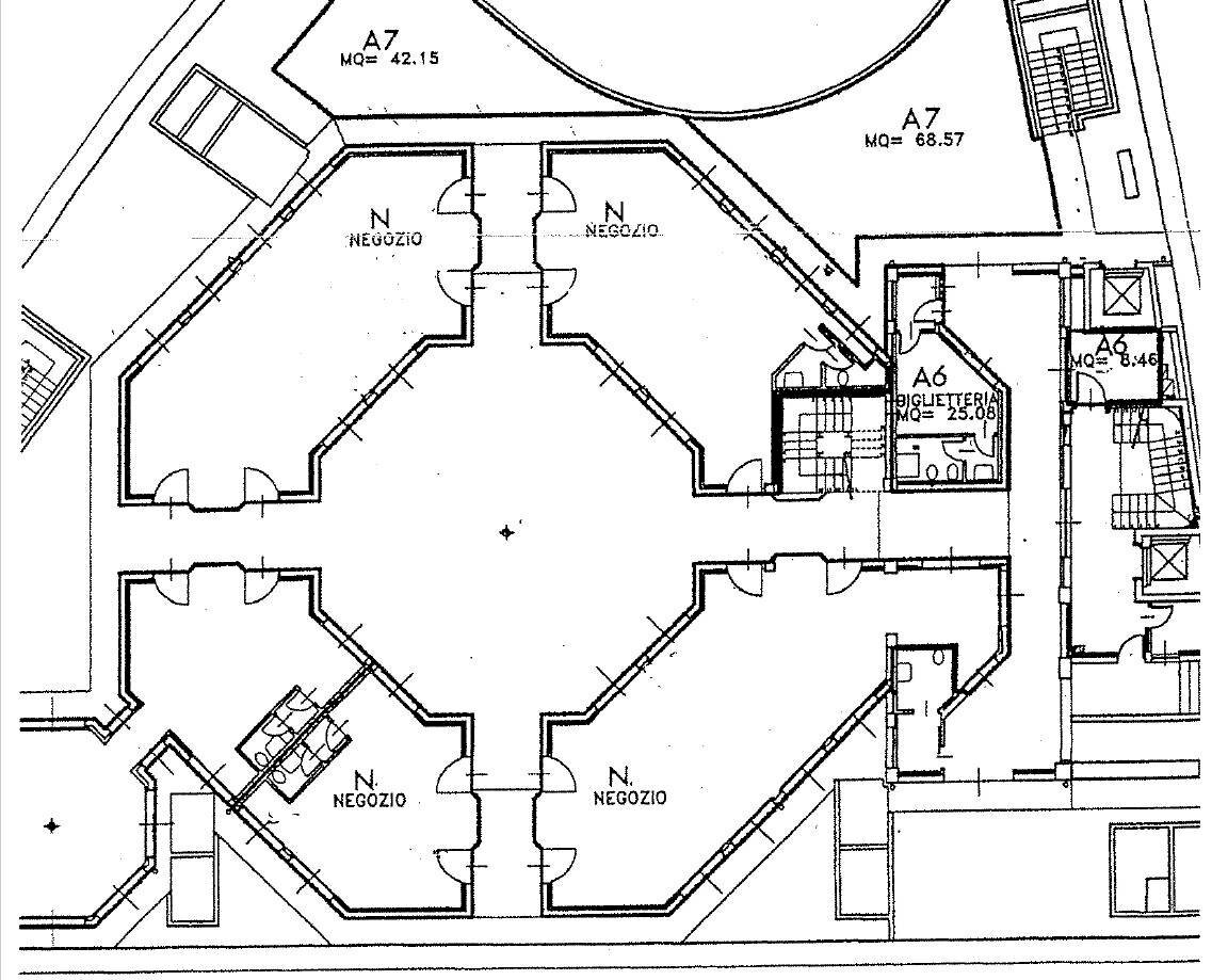 Foto 27 - Negozio Roma, Gallarate - planimetria 1