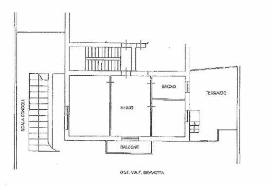 Foto 14 - Two-room apartment Via Del Forte Bravetta
 
272, Roma - floor plans 1