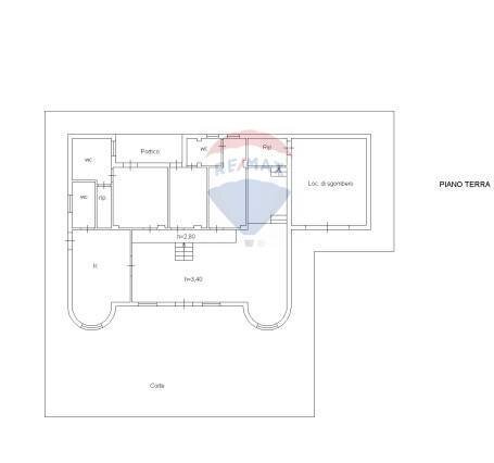 Pianta 2D - Villa Contrada San Michele
 
snc, San Michele di Ganzaria - planimetria 1