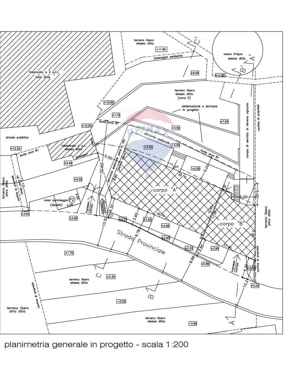 Pianta 2D - Terreno edificabile SP 25 BIS SCIGLIO, Roccalumera - planimetria 1