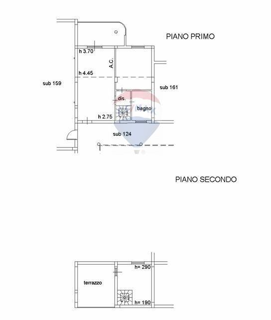 Pianta 2D - Trilocale Tortoreto - planimetria 1