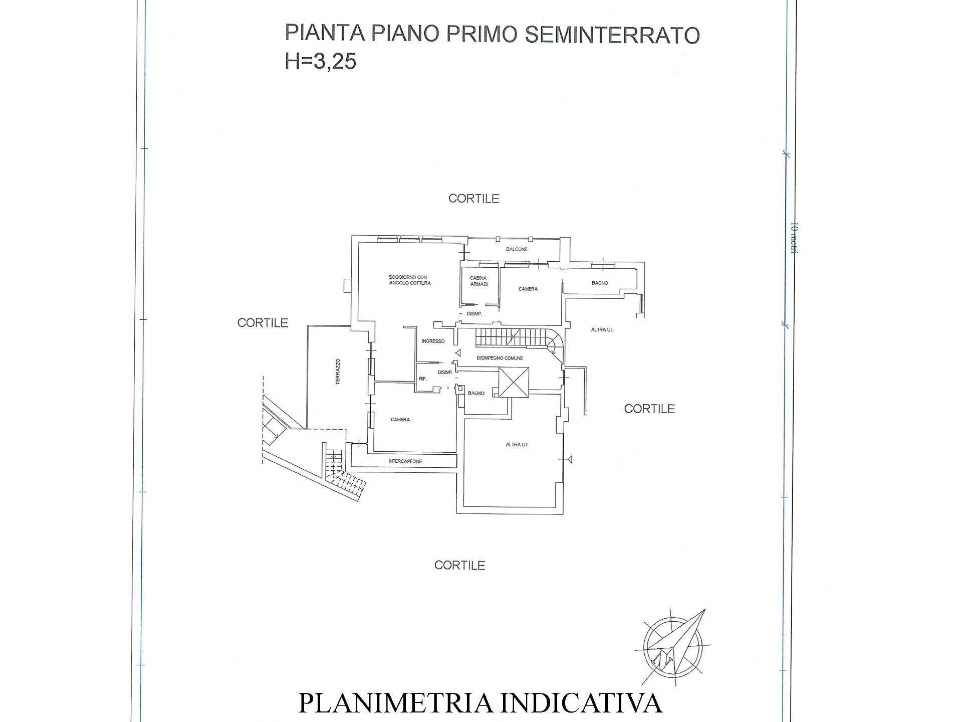 Foto 23 - Trilocale Viale Venticinque Aprile, Torino - planimetria 1