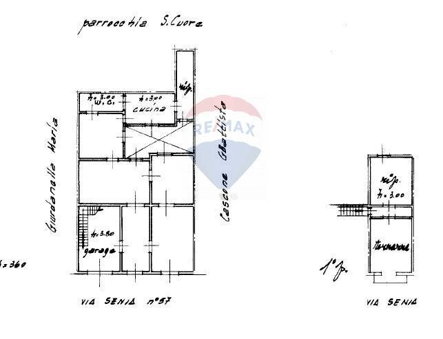 Pianta 2D - Independent house Via Senia
 
57, Vittoria - floor plans 1