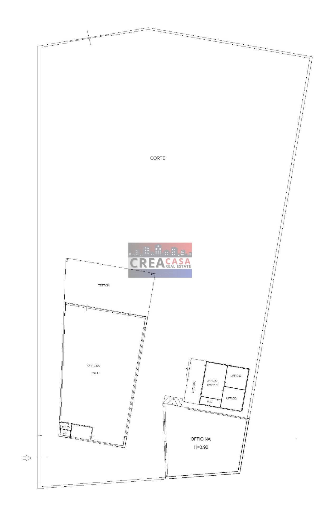 Foto 26 - Capannone SS 114, Calatabiano - planimetria 1