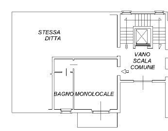 PLAN IMMOBILE - Monolocale Ciriè - planimetria 1
