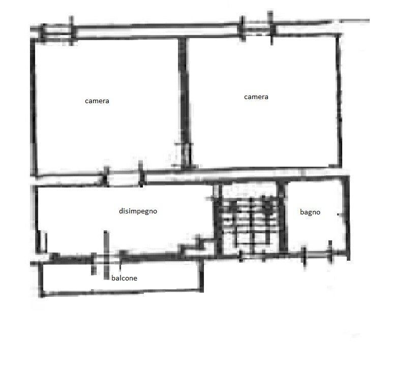 Casa semi indipendente Via Gavignano, frazione Il Pilastrino, Monte San Pietro - planimetria 1