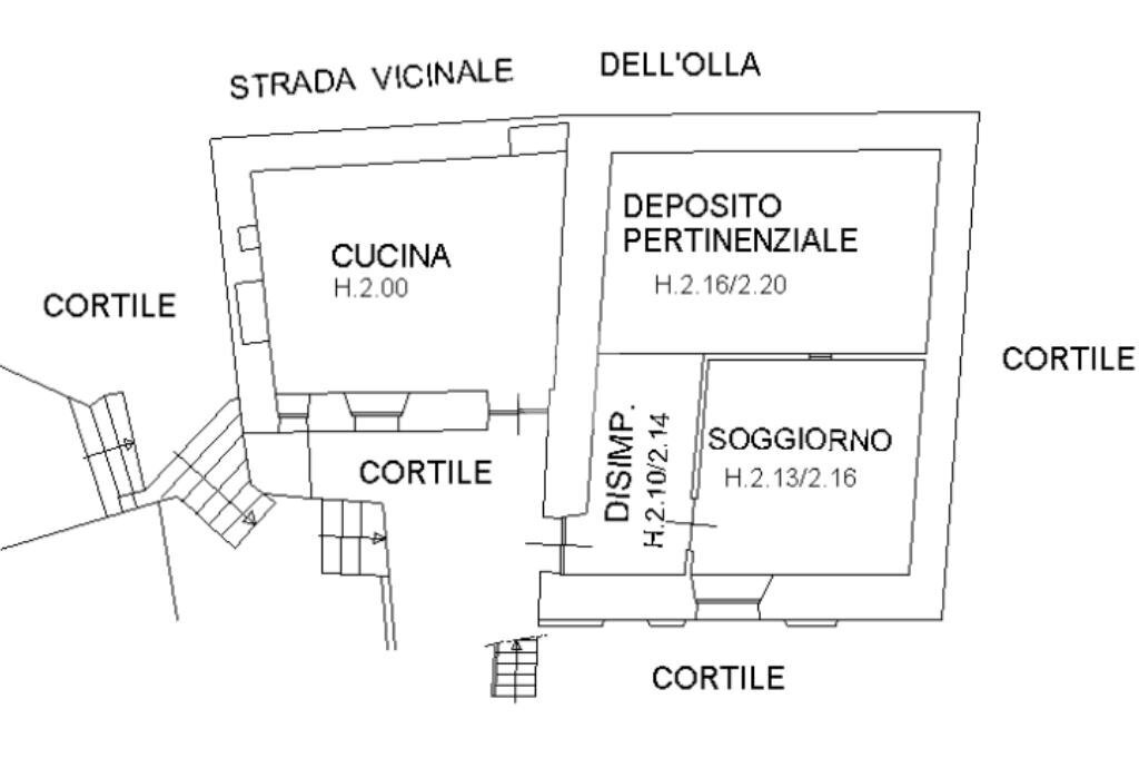 Casa indipendente Frazione colle olla inferiore, Coassolo Torinese - planimetria 1