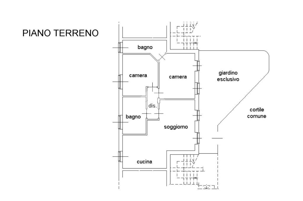 Four-room apartment Via san rocco, Andezeno - floor plans 1