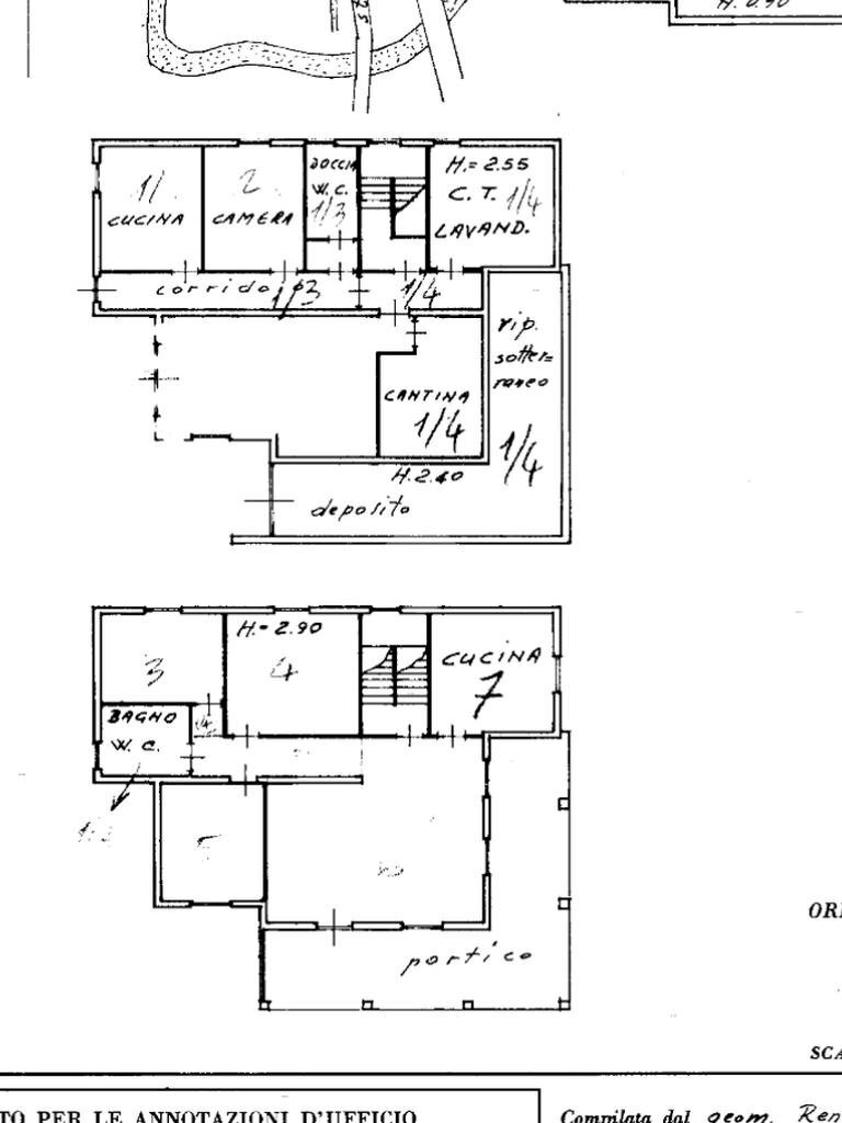 Villa via verdi, Medesano - planimetria 1