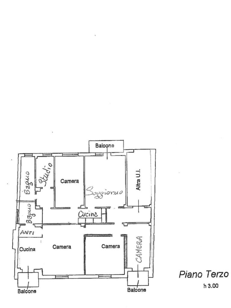 Quadrilocale Corso matteotti, Lugo - planimetria 1