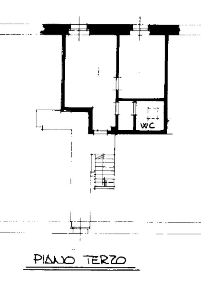 Two-room apartment Via della Costituente, Parma (neighborhood Oltretorrente) - floor plans 1