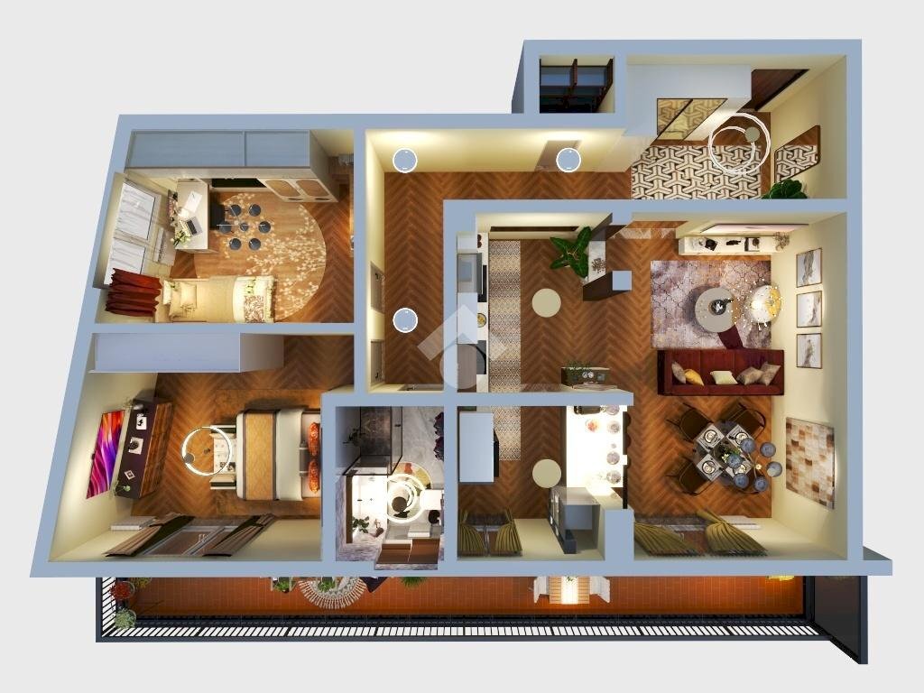 Quadrilocale Via Ugo Foscolo, Savona (zona Santa Rita) - planimetria 1