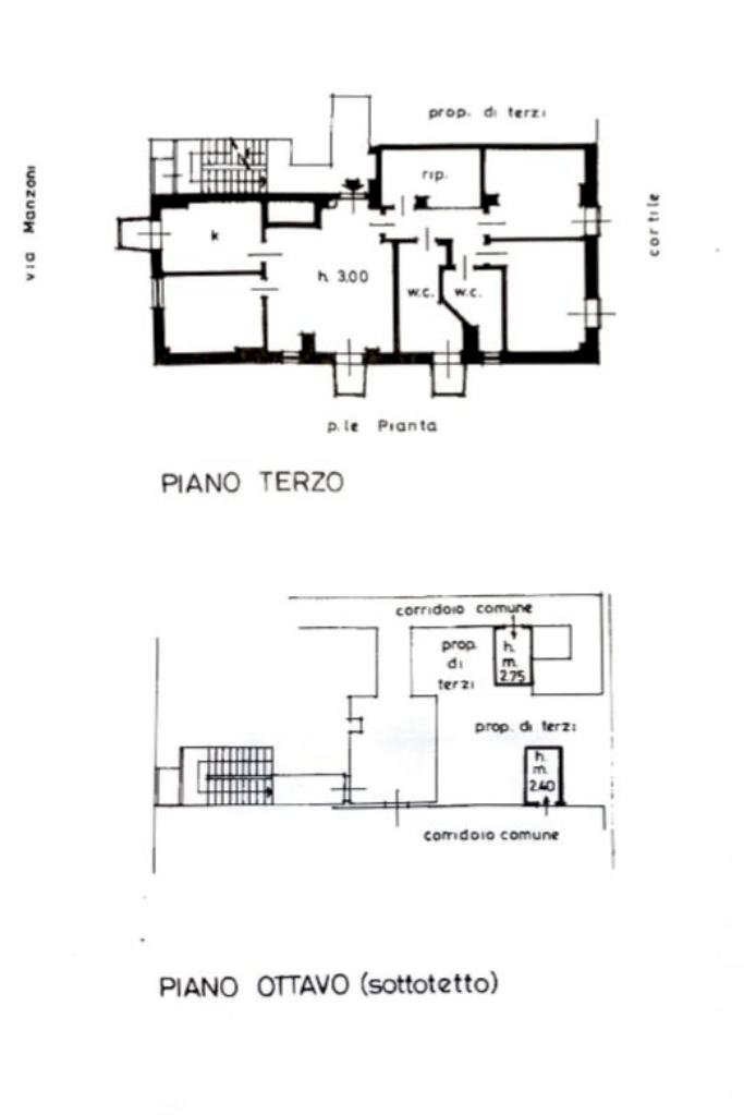 Quadrilocale Via giacomo leopardi, Corsico - planimetria 1